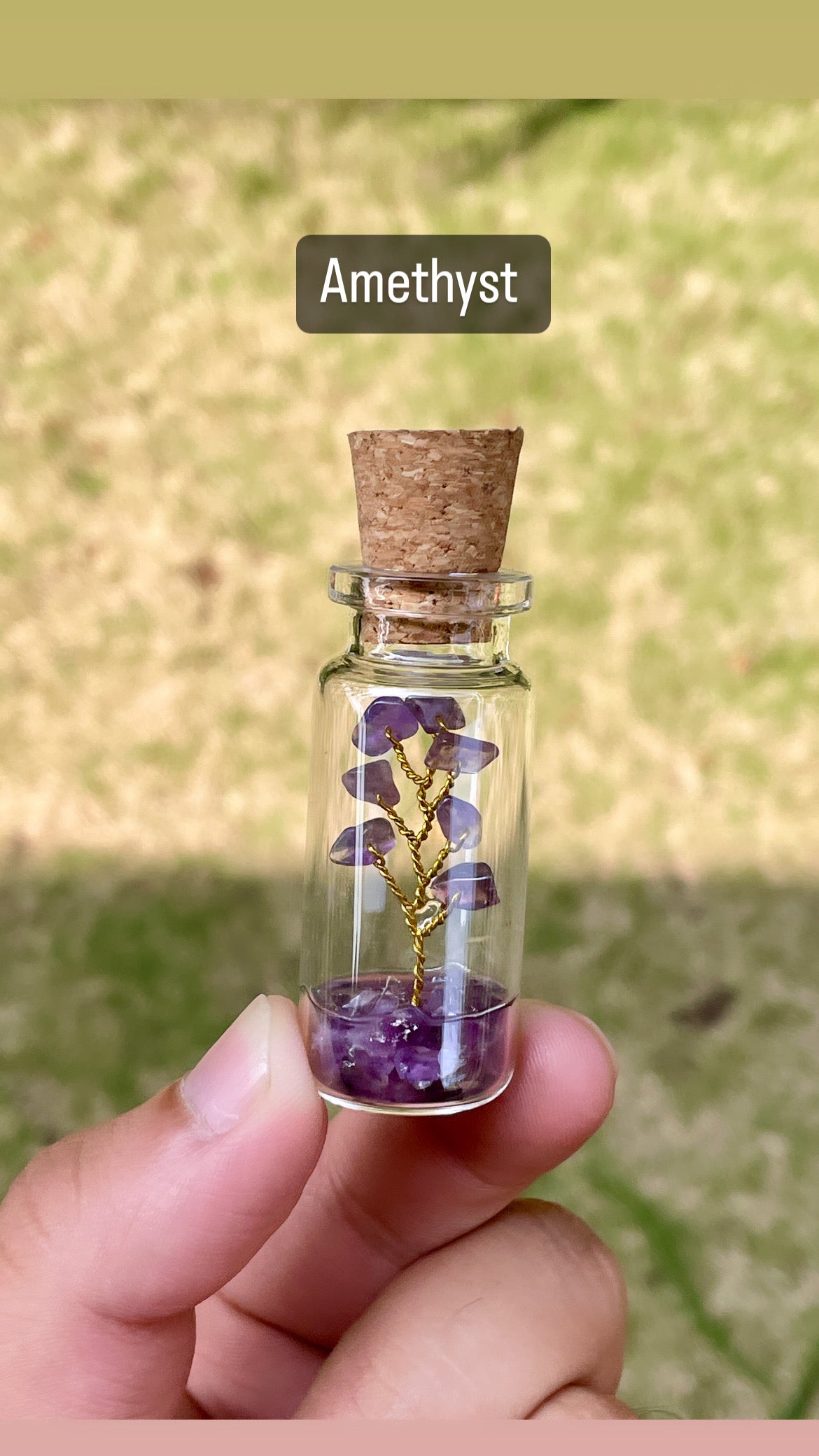 Amethyst Tree Bottle