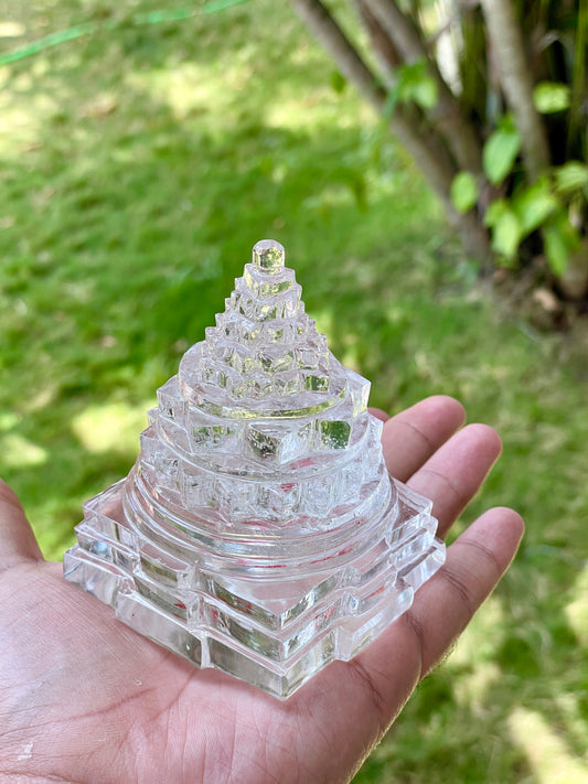 Clear Quartz Shree Yantra