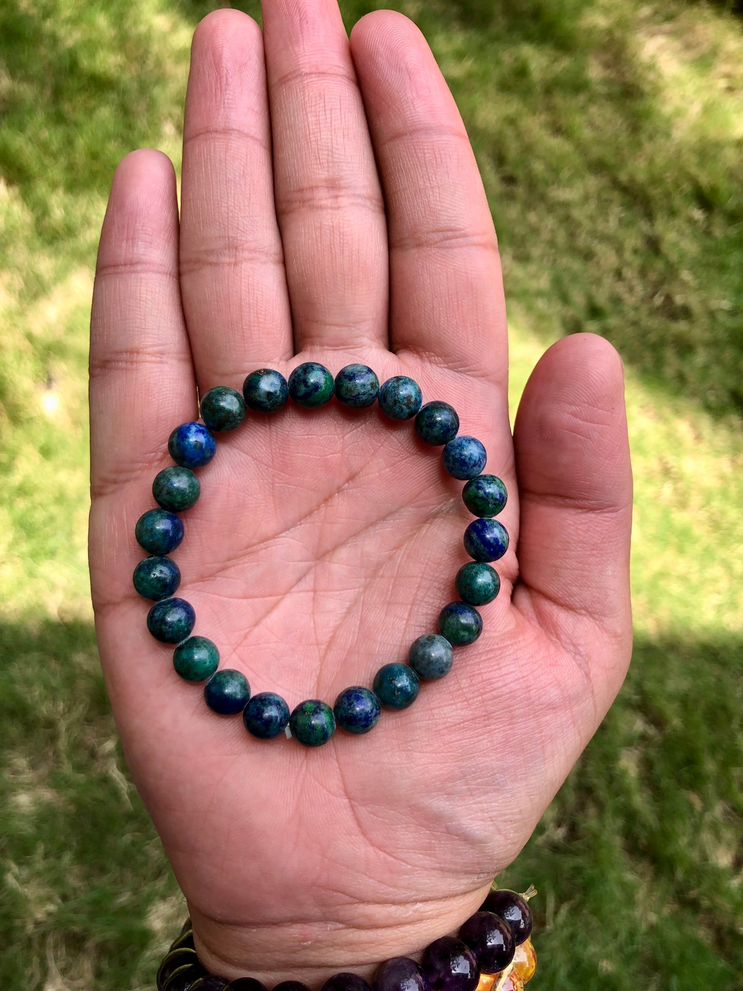 Azurite Bracelet  8 mm GA-67