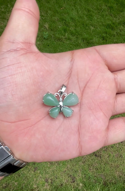 Jade Butterfly Pendant 🦋