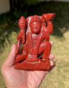 Lord Hanuman Ji in Red Jasper
