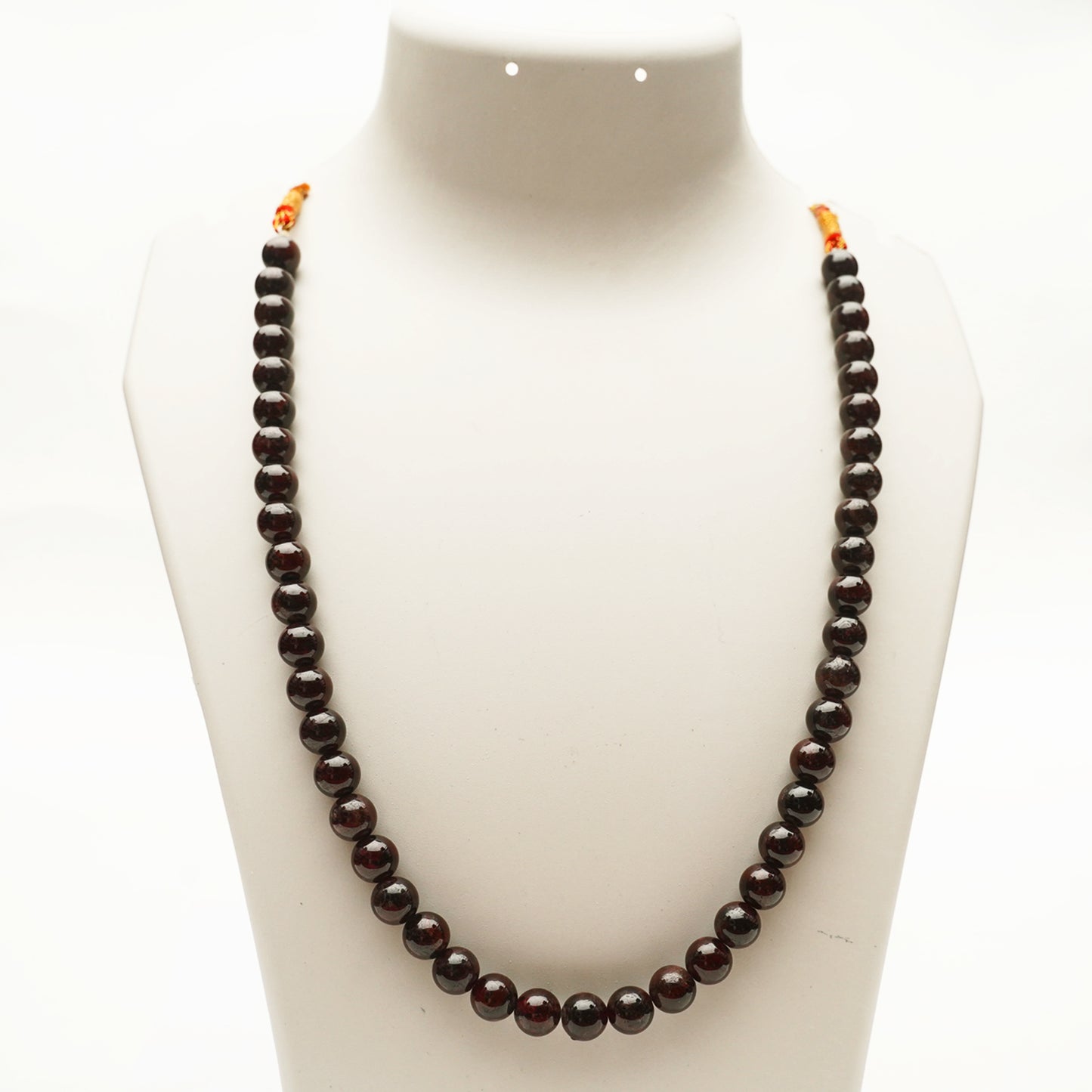 Red Garnet Necklace ( 8 mm) GA-126