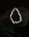Rose Quartz Chip Stone Elastic Bracelet For Love GA-146