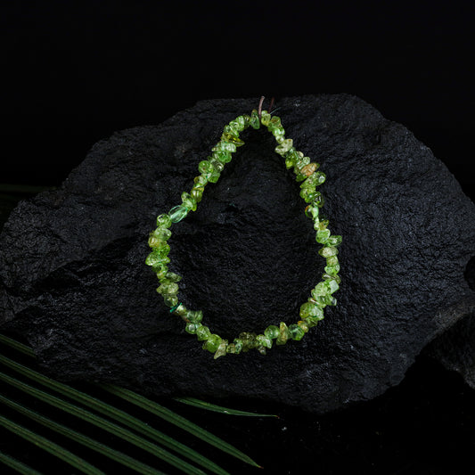 Peridot Chip Stone Bracelet  GA- 147