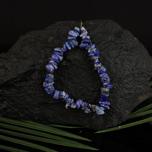 Lapis Lazuli Chip Stone Bracelet  GA-149