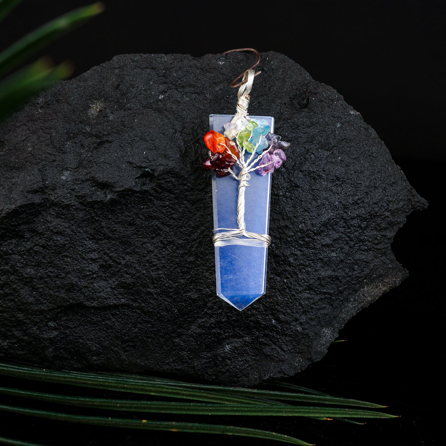 Opalite Pendant with Tree of life GA - 156