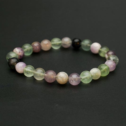 Rainbow Fluorite Bracelet ( 8 mm ) GA-35