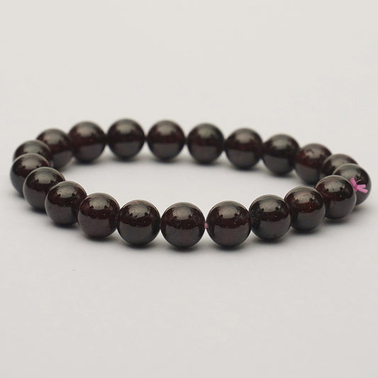 Red Garnet Bracelet ( 9 mm) GA-57