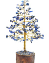 Lapis Lazuli Tree, 300 Beads, Golden Wired GA-08